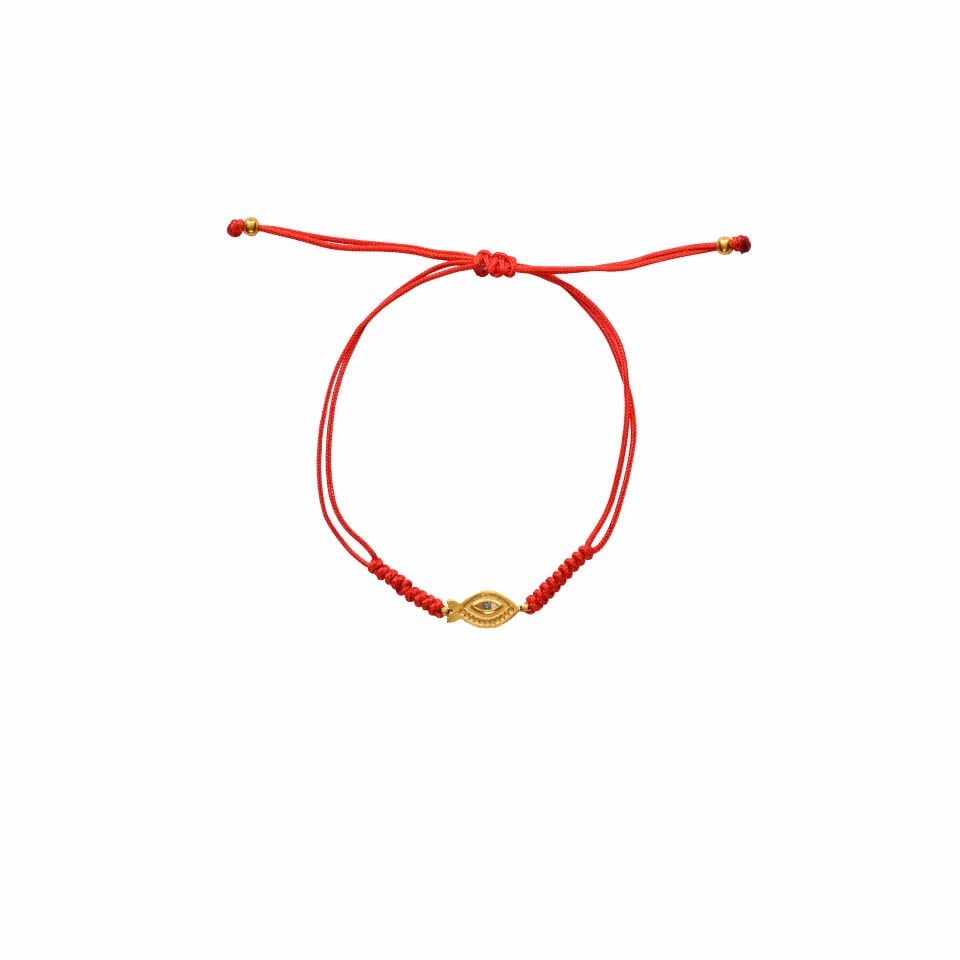 Evil Eye Kırmızı Bileklik